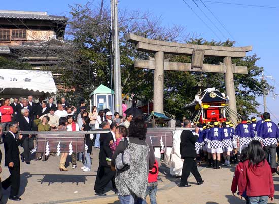 播州秋祭り 生石神社2007 神輿が帰る