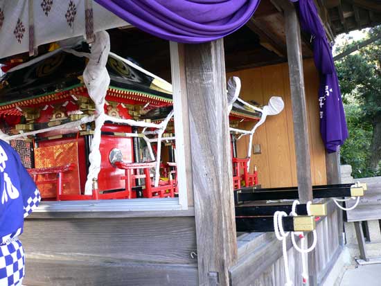 播州秋祭り 生石神社2007 神輿の収納